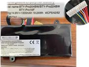 原廠 筆電電池 适合 原廠 Getac Bty-pro204bw Bty-pro224bw Batery Bty-pro16f 14.8v 1300mah